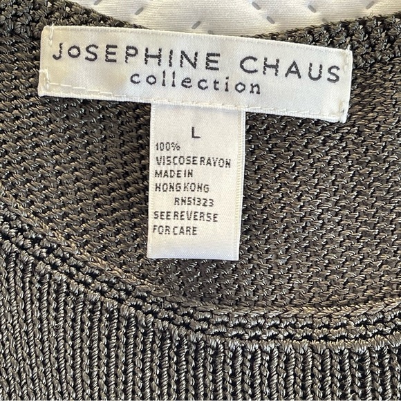 Josephine Chaus Knit Tank Top Size Large - Picture 5 of 7
